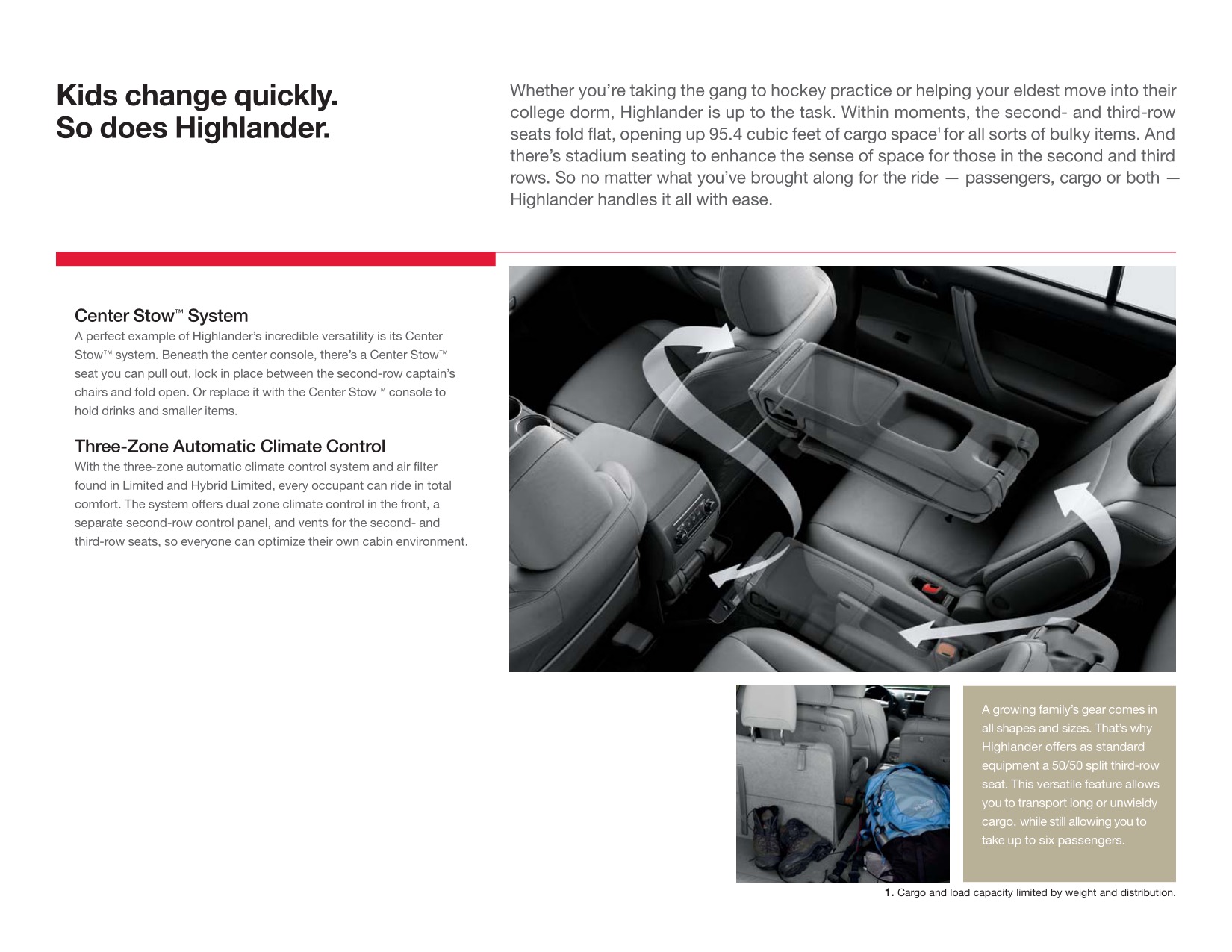 2012 Toyota Highlander Brochure Page 19